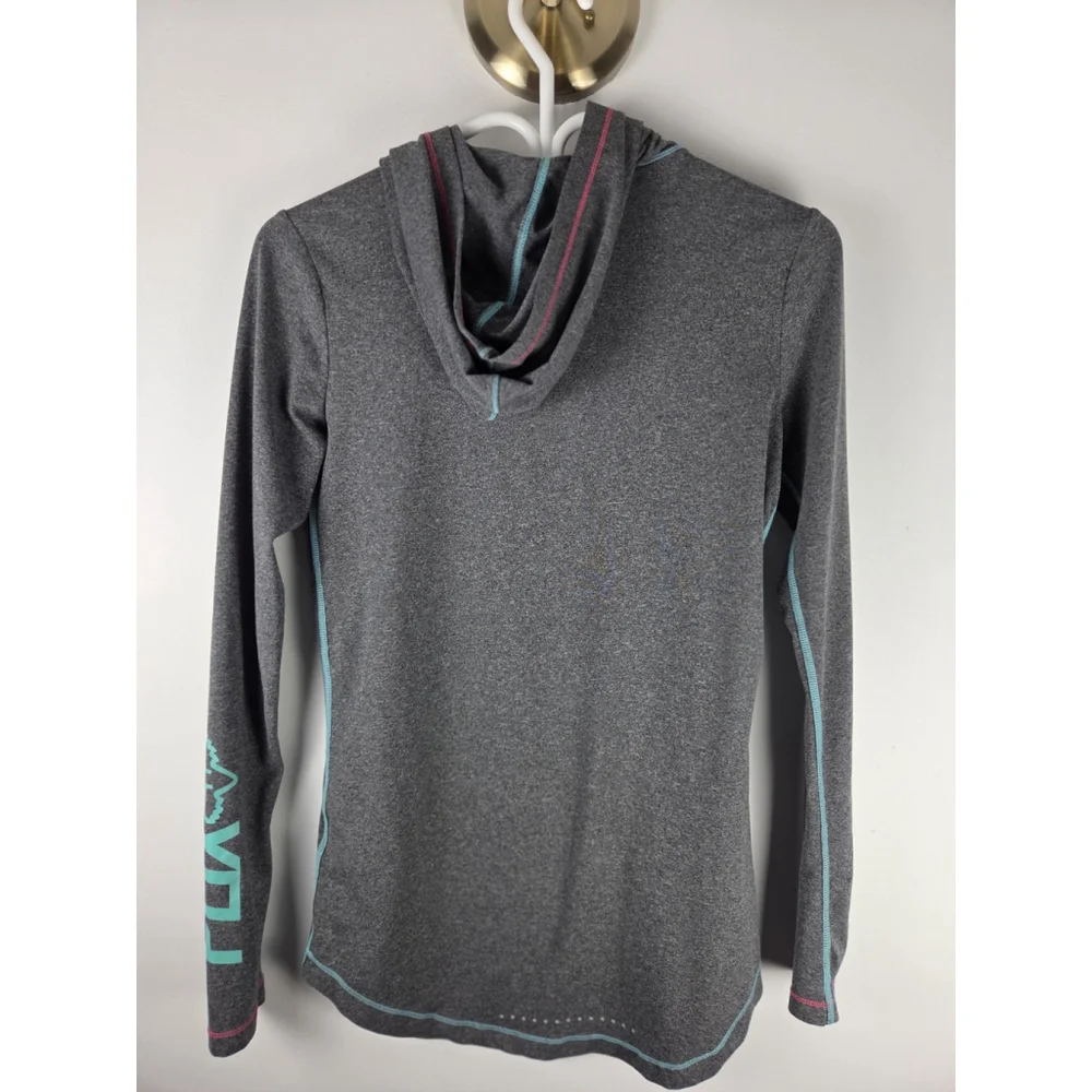 Fox Long Sleeves Light Hoodies XSmall Gray Pre-Owned - Picture 5 of 9